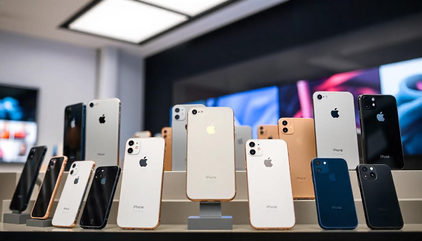 Générateur image IA freepik : Magasin de smartphone