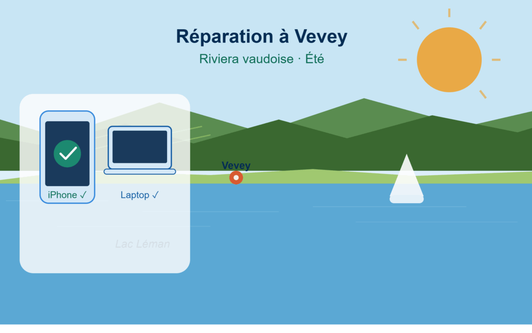 Réparer son téléphone à Vevey et la région du Léman
